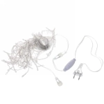 Гирлянда для дома БАХРОМА «Мерцание» ш3м* в30/50см 120 ламп LED, прозрачн.провод, авторежим, IP-20, Синий/Белый мерцает (возможность соединения)