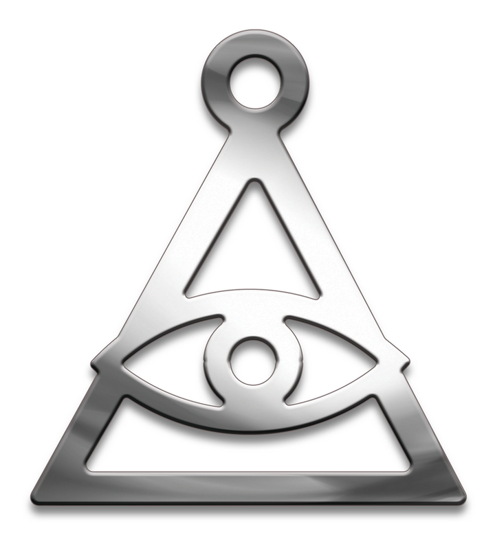 Амулет Символы Суперхит № 15 Око мудрости, медицинская сталь