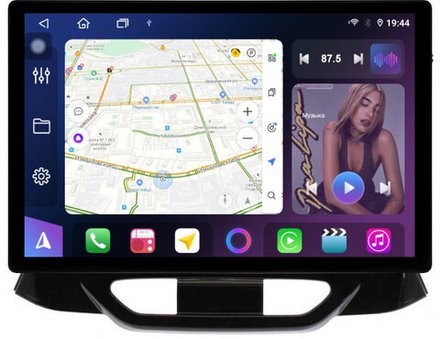 Магнитола для Lada Xray 2015-2022, Xray Cross - FarCar BX877 монитор 13" 2K QLED на Android 13, TS10, 6+128, CarPlay, 4G SIM-слот