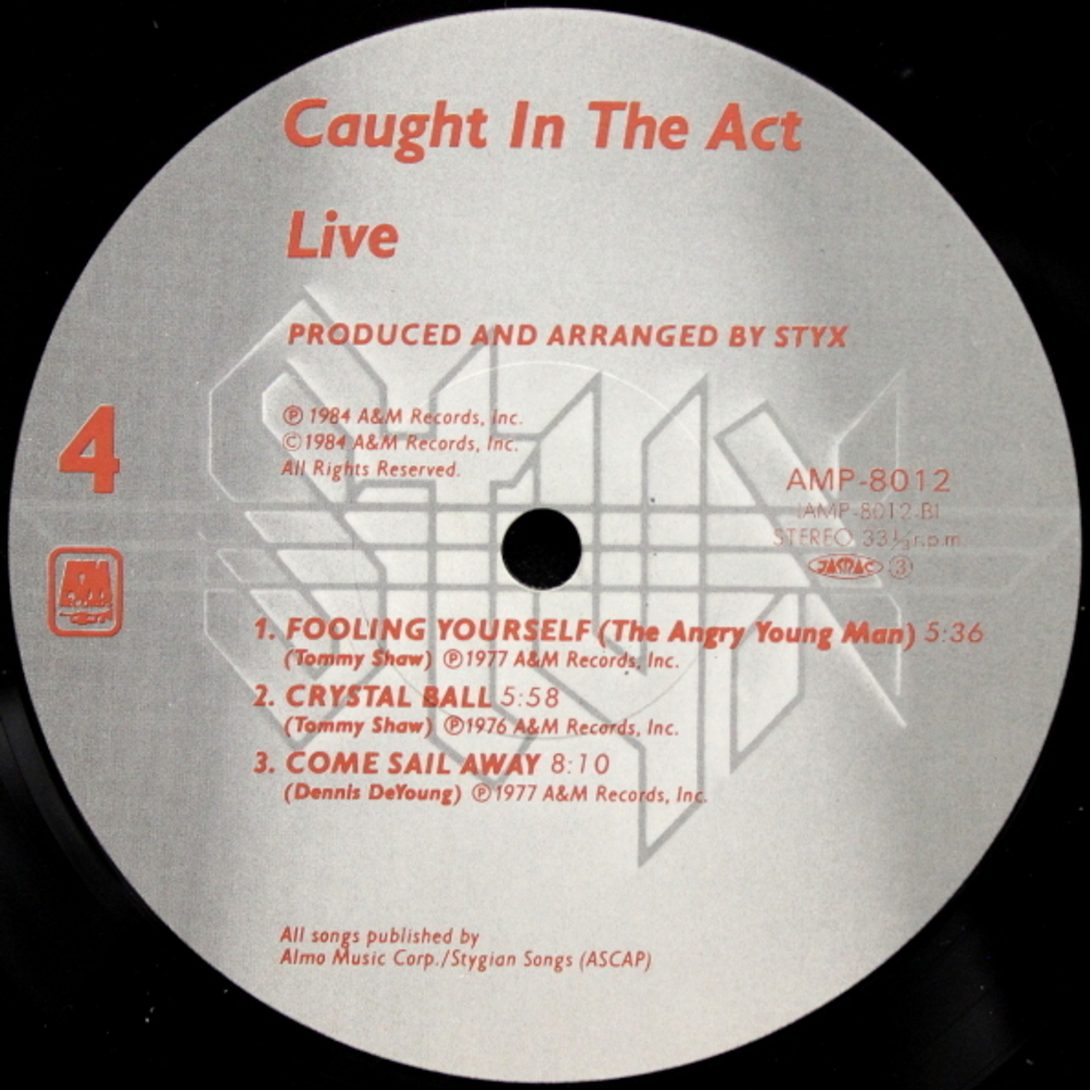 Styx / Caught In The Act Live (2LP)