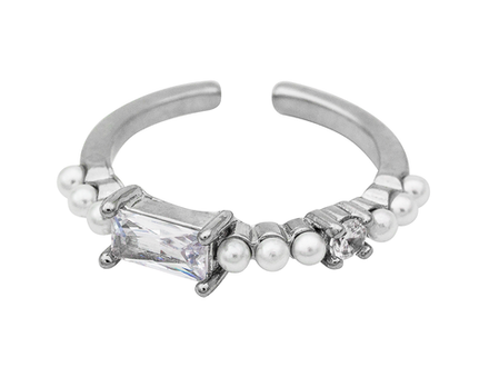 Фаланговое кольцо Жемчужное