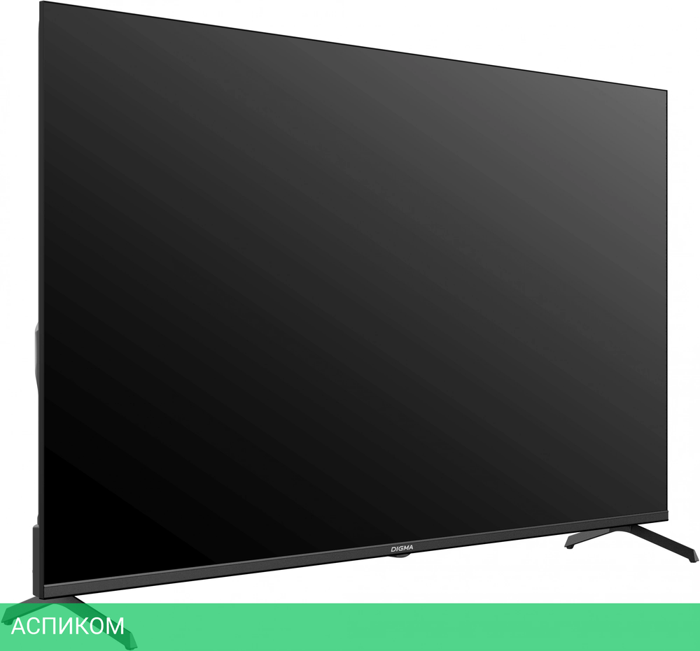 Телевизор Digma DM-LED55UQB31 черный/черный