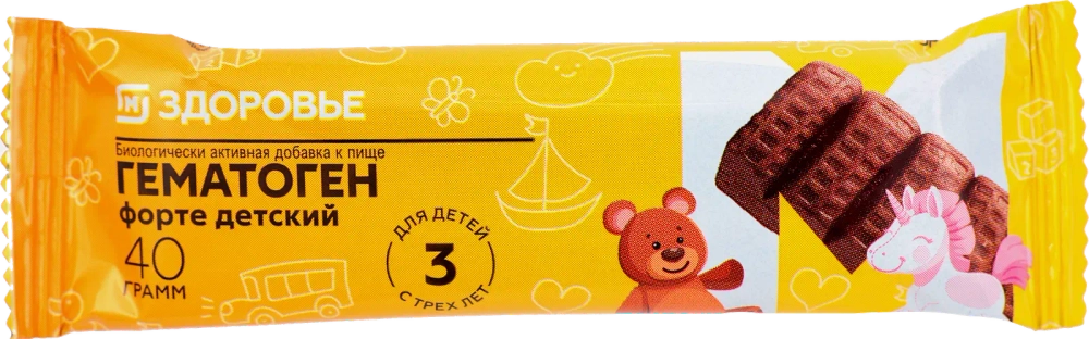 Гематоген М Здоровье форте детский 40г
