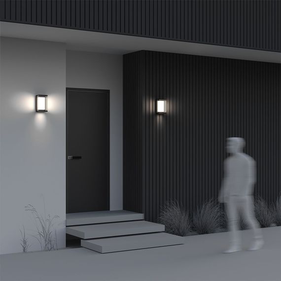 Уличный настенный светодиодный светильник Maytoni Baker Street O021WL-L10B3K