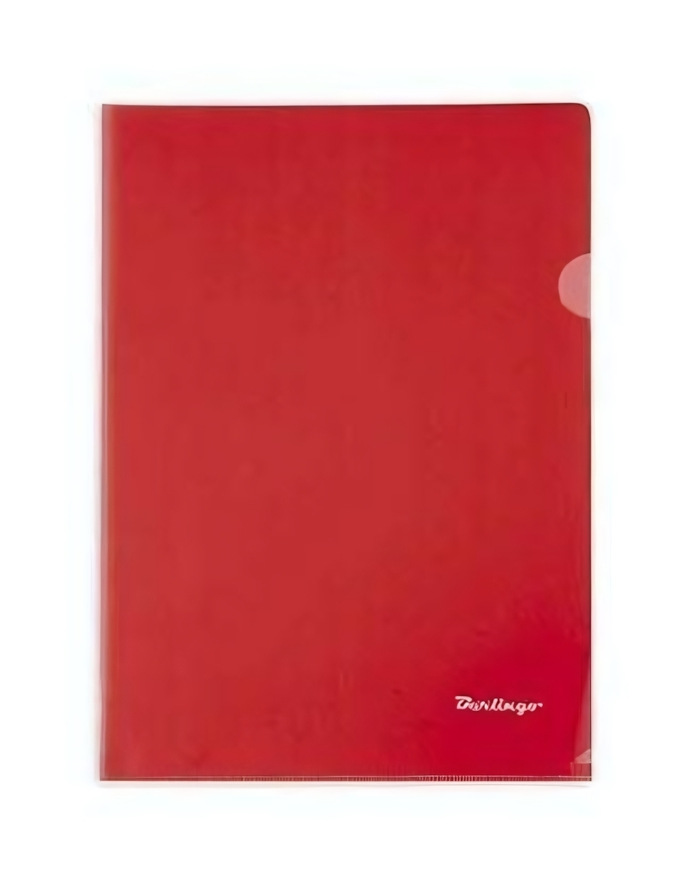 Папка-уголок А4 180мкм. пласт. красная 1/400 (Berlingo)