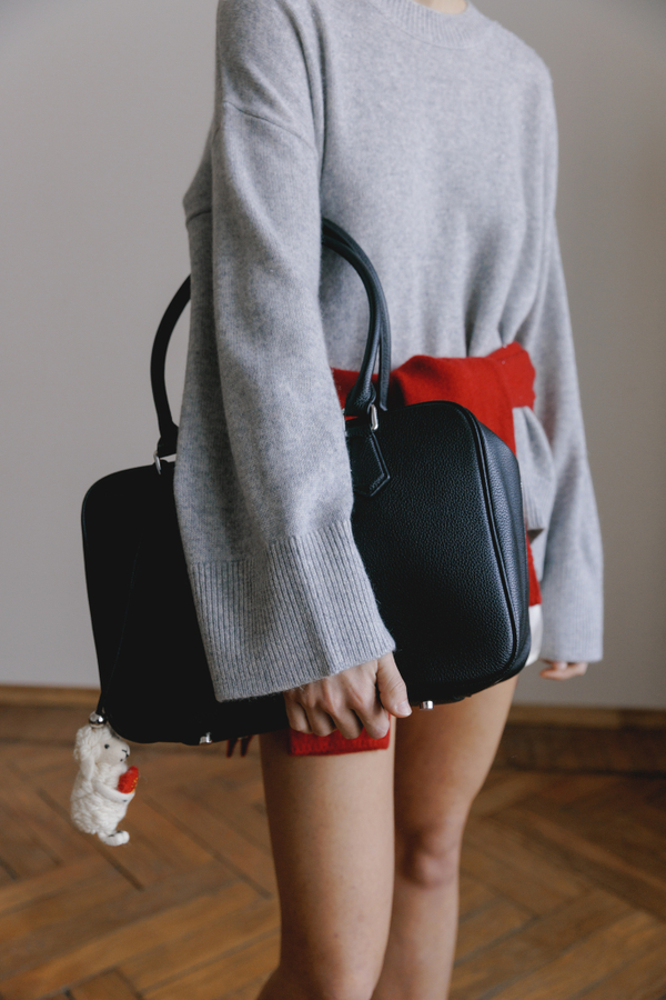 Сумка ROMA L NEW цвета черного янтаря