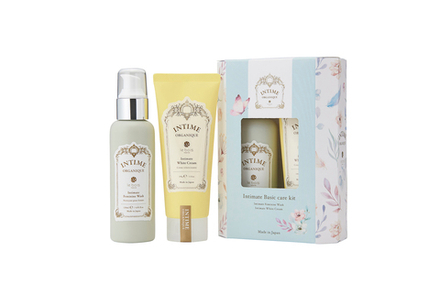 НАБОР INTIME ORGANIQUE Деликатный очищающий гель для интимной гигиены Intimate Feminine Wash 120 мл+Осветляющий крем для деликатных зон Intimate Whitening Cream 100 гр