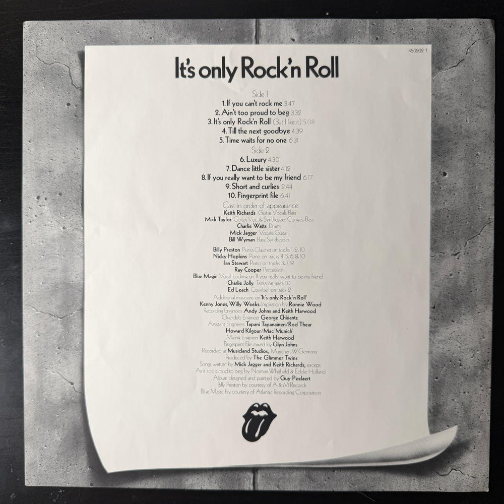 The Rolling Stones ‎– It's Only Rock 'N Roll (Англия) Т