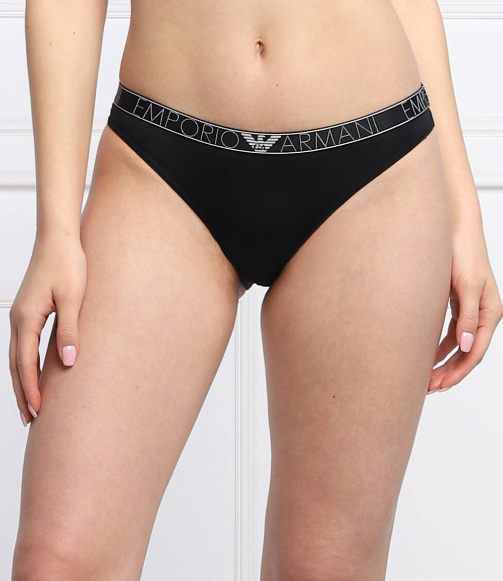 трусики 2 пары Emporio Armani - черный(163334 2R235)