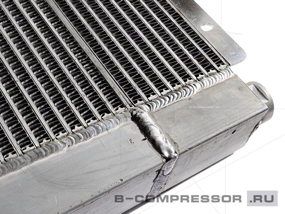 Радиатор винтового компрессора ВК55М1 фото сварных швов