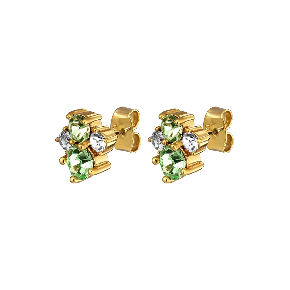 Серьги Dyrberg Kern BILLIS SG LIGHT GREEN 460048