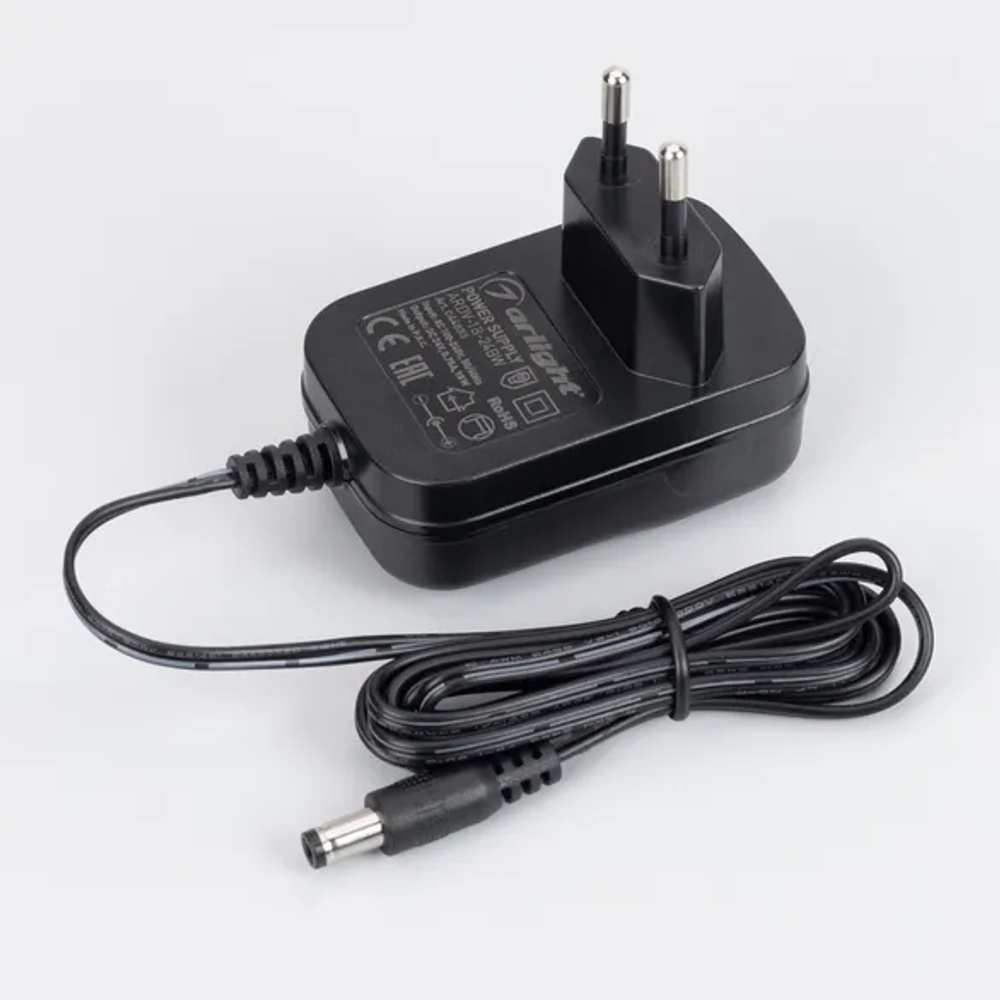 Блок питания ARDV-18-24BW (24V, 0.75A, 18W) (Arlight, Адаптер, 3 года) 044833