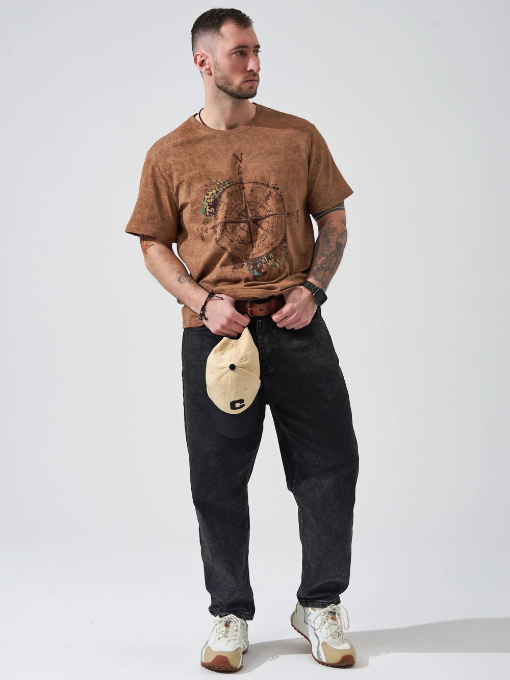 Футболка мужская "Роза ветров"