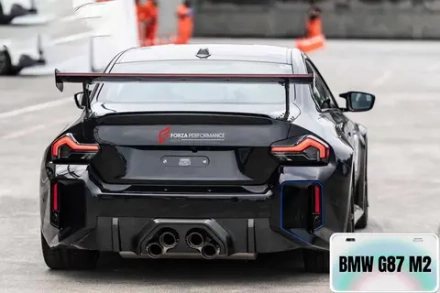 Карбоновый диффузор заднего бампера для BMW M2 G87 2023+ БМВ тюнинг