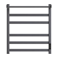 купить Полотенцесушитель электрический Point Меркурий PN83856PGR П5 500x600 с полкой, диммер справа, графит премиум