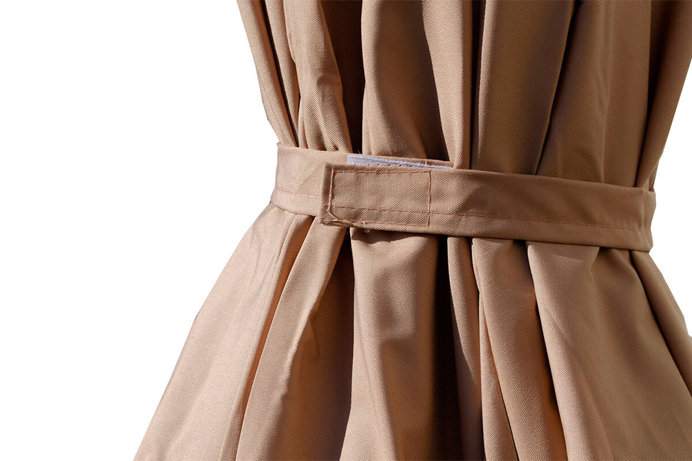 Зонт Верона без наклона светло-коричневый D270