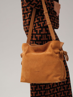 Замшевая сумка Deboro 31126 желтый янтарь