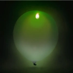 Воздушные шары 5 шт, 10»/25см Светящиеся, белый