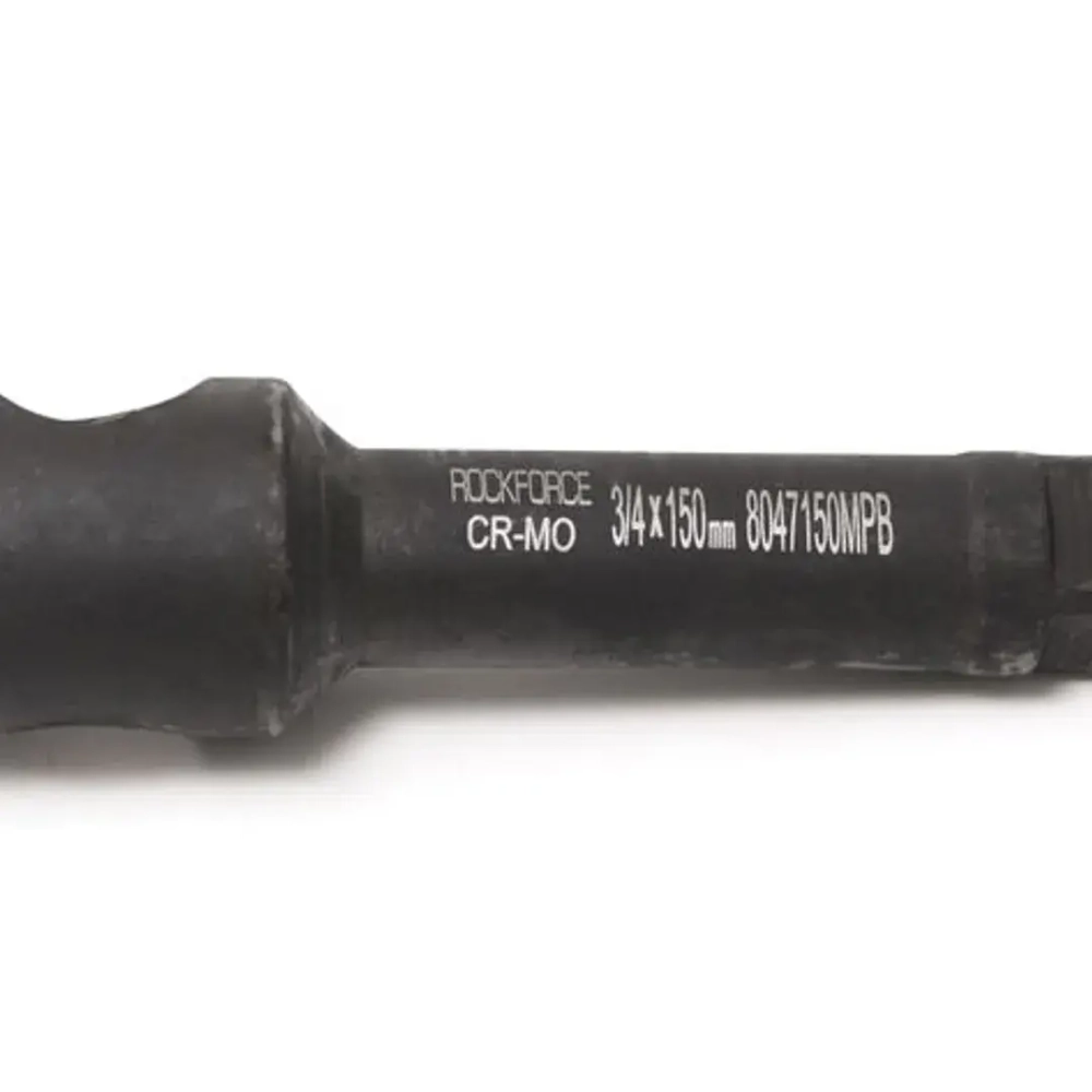 Удлинитель ударный 150мм с отверстием, 3/4'' RockForce##Rock FORCE RF-8047150MPB