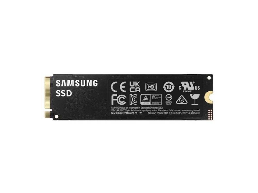 SSD накопитель Samsung 990 PRO 4ТБ, M.2 2280, PCIe 4.0 x4, NVMe [MZ-V9P4T0BW]