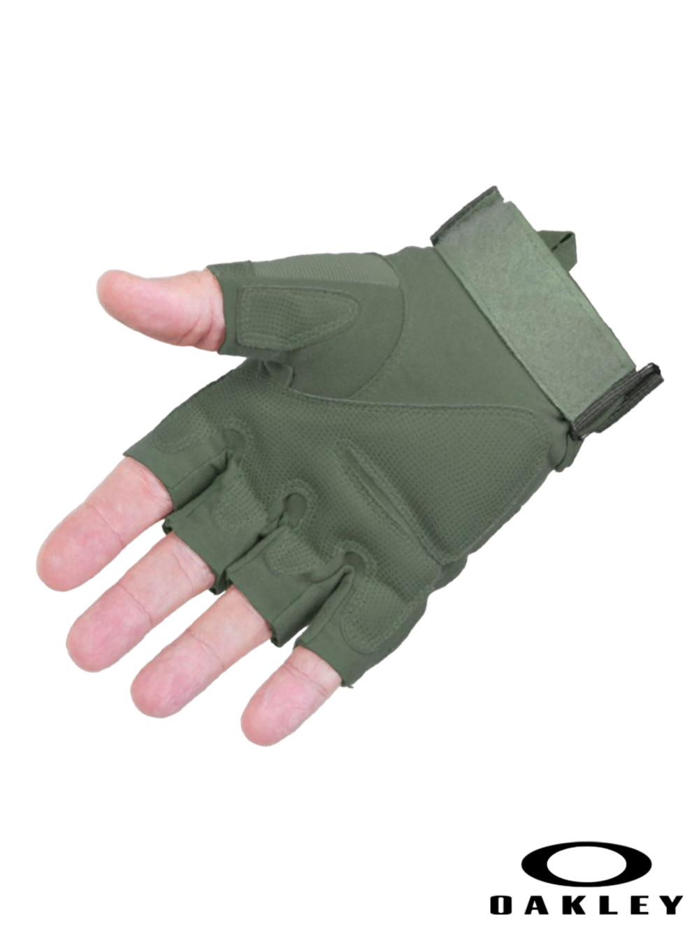 Перчатки беспалые с костяшками Oakley Factory Pilot Gloves (OK-323). Олива