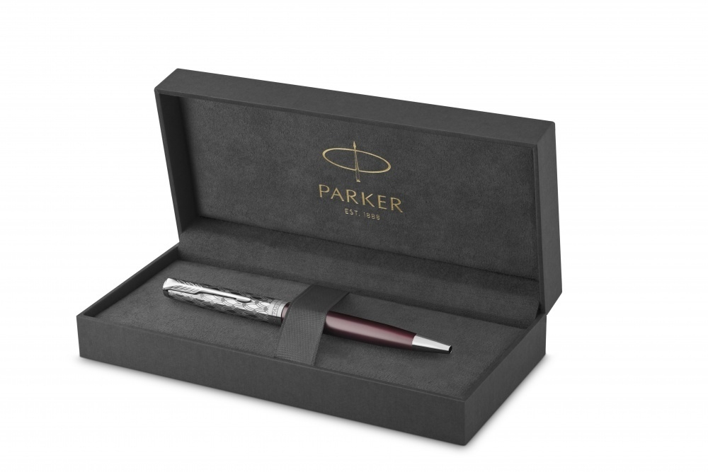 Шариковая ручка Parker Sonnet Premium Refresh RED, цвет чернил Мblack, в подарочной упаковке