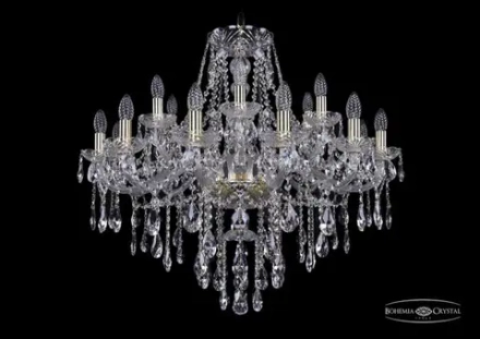 Подвесная люстра Bohemia Ivele 1415/12+6/300/G