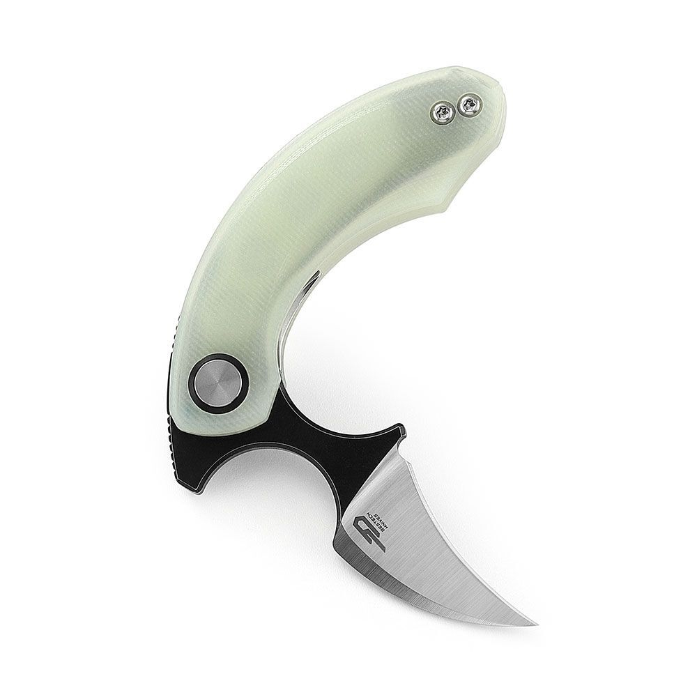 Нож туристический Bestech Strelit сталь 14C28N, рукоять G10 нефритовая