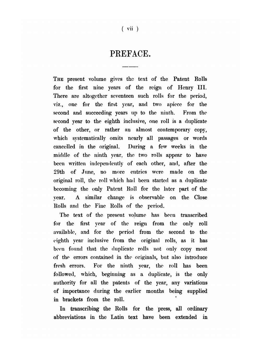 Patent Rolls of the Reign of Henry III. 1216-1225 | H. C. Maxwell Lyte; Great Britain. Public Record Office