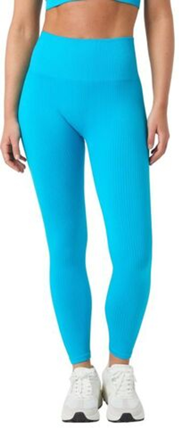 Leginsy Björn Borg Studio Seamless Ribbed - небесный