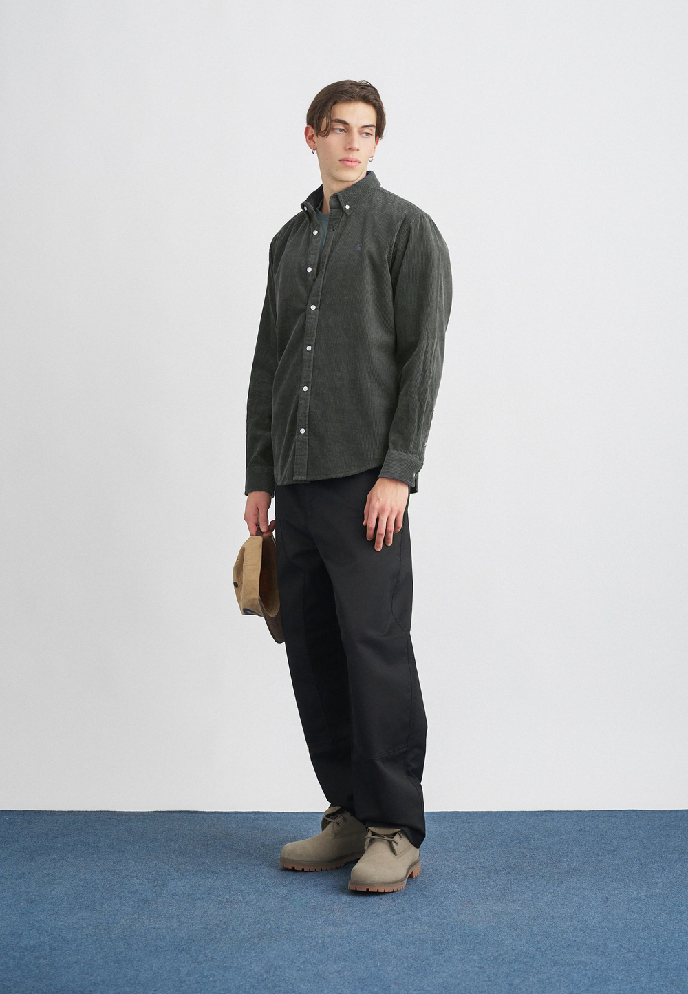 Carhartt WIP MADISON - Рубашка - Серый