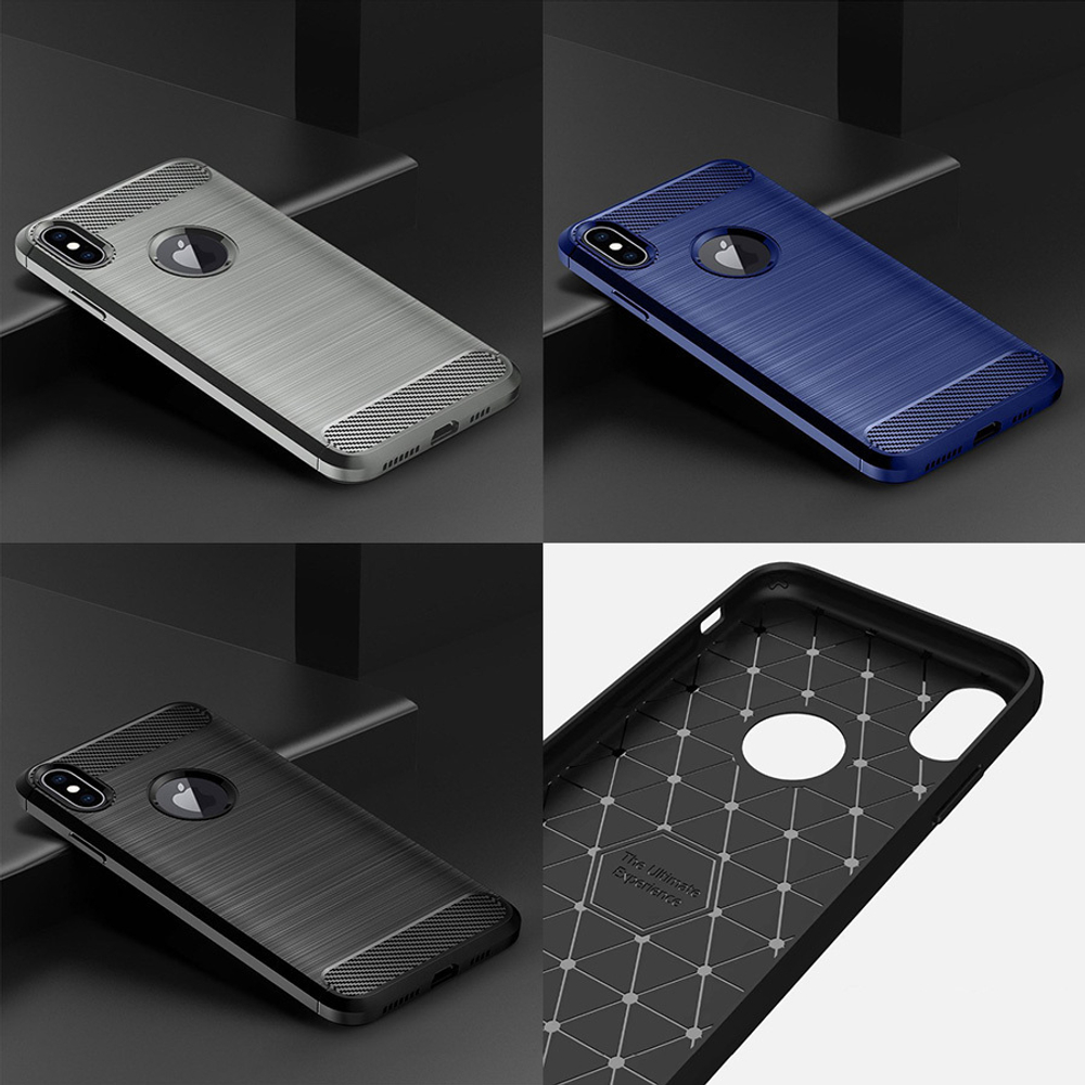 Противоударный чехол для iPhone XS Max, 009508 Серый