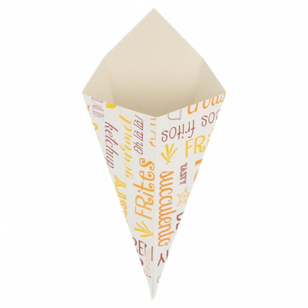 Кулек для фри/снеков Parole 100 г, 22*12,5 см, 200 шт/уп, картон, Garcia de PouИспания