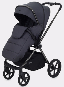 Детская коляска Rant Teo Black Chrome 2 в 1 Graphite