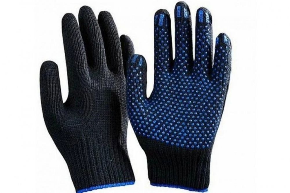 Перчатки х\б с напыление (10пар)