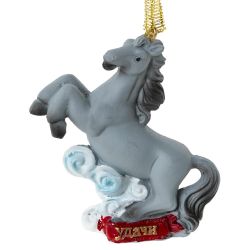 GAEM Фигурка декоративная подвесная "Лошадка", L6,5 W3 H7,5 см, 4в.