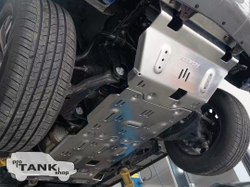 GWM POER Защита днища алюминиевая 8мм (Бензиновая версия)
