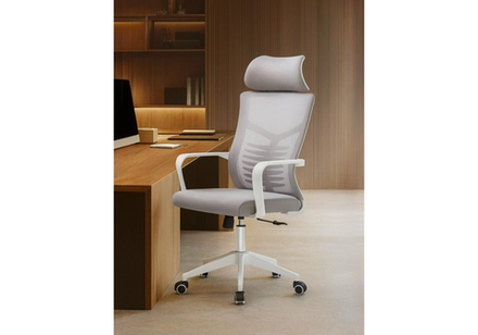 Компьютерное кресло Woodville Montana light gray, white