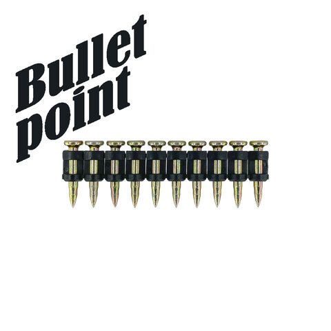Усиленные дюбель-гвозди EG Bullet-Point 19 по бетону, металлу тип CN (1000 шт.)