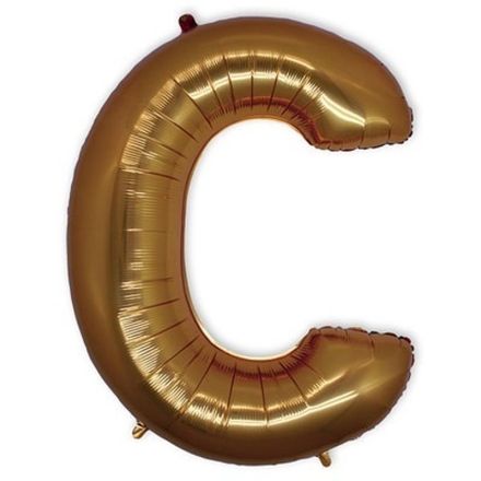 Буква "С" золото 102 см