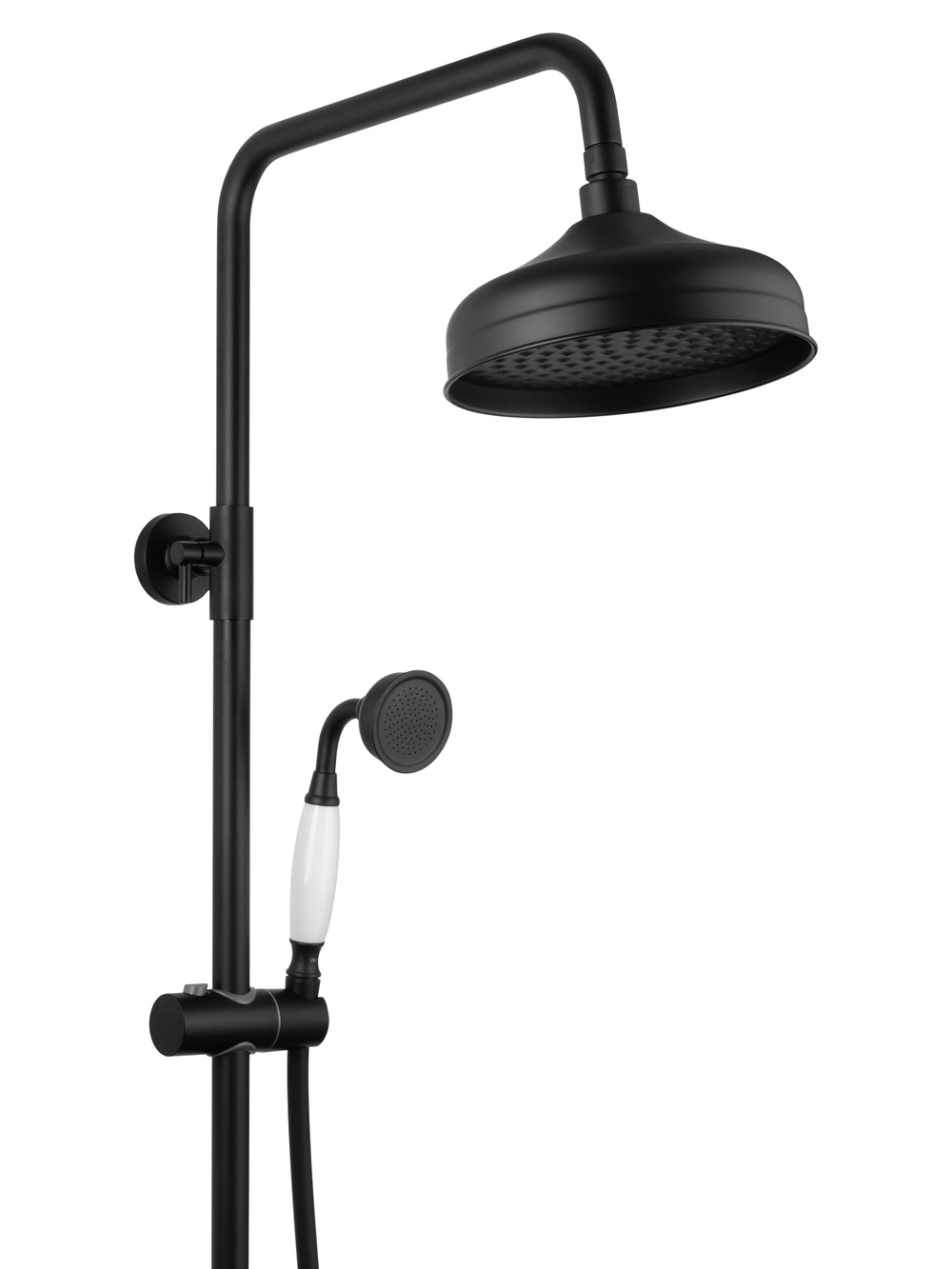 Душевая система с термостатом WONZON & WOGHAND RETRO, Черный матовый (WW-B3041-MB)