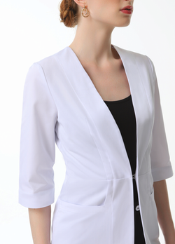 Медицинский халат на потайном крючке