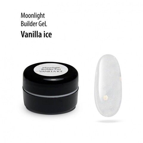 Moonlight Builder Gel Vanilla Ice PNB/Гель моделирующий Лунный с шиммером Ванильный Лёд