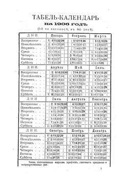Владимирский календарь и памятная книжка на 1906 год | Нет автора