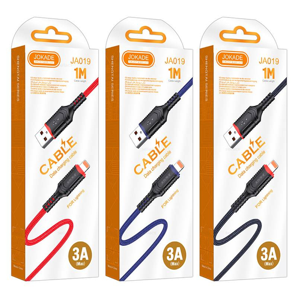 Кабель USB на Lightning Jokade JA019 (black)