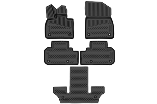 Коврики 3D в салон для LiXiang L8 2022 - 5шт. (полиуретан)  AFM3DA67710210K