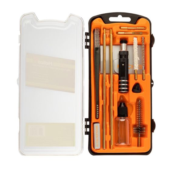 Набор для чистки Helios кал. 5,6мм 12 предм., плас. кор. HS6052-22