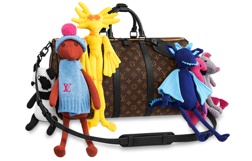 LOUIS VUITTON Keepall Leather Handbag, Shoulder Bag, Crossbody Bag, Travel Bag, Travel Bag Men"s