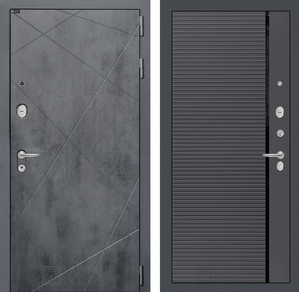 Лофт 22 графит софт с молдингом