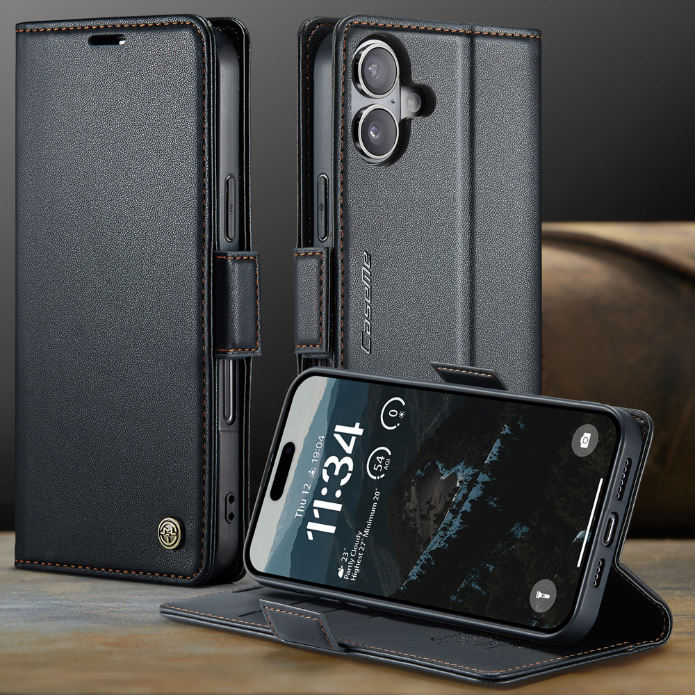 Чехол-книжка CaseMe Smooth iPhone 17